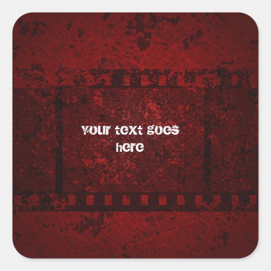 Grungy ontwerp sticker (Voorkant)