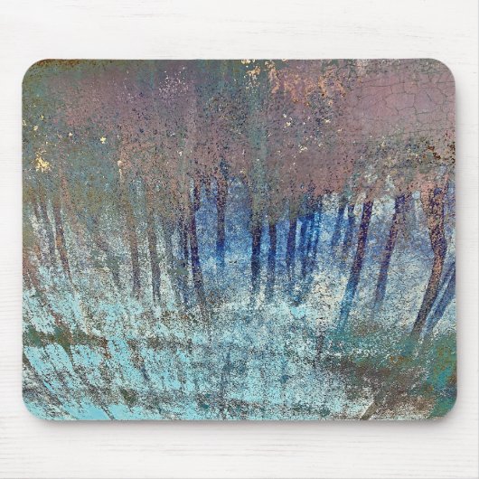 Grungy Paint Streak Abstract Muismat (Voorkant)