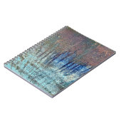 Grungy Paint Streak Abstract Notitieboek (Linkerzijde)