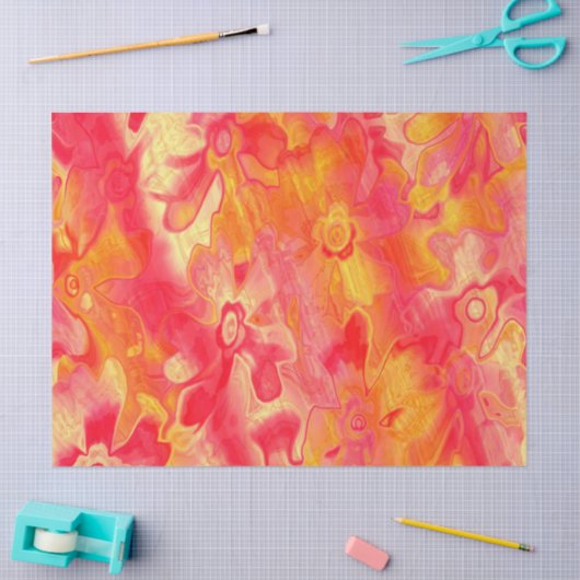 Grungy-Painted-Florals-11-Weefselpapier Tissuepapier (Craft)