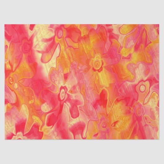 Grungy-Painted-Florals-11-Weefselpapier Tissuepapier (Voorkant)