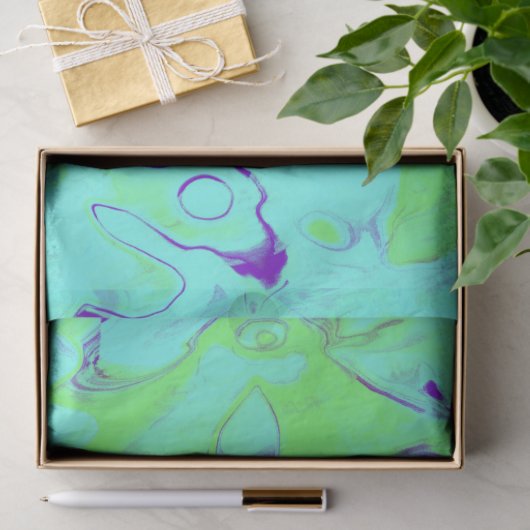 Grungy-Painted-Florals-14-Weefselpapier Tissuepapier (Geschenk)