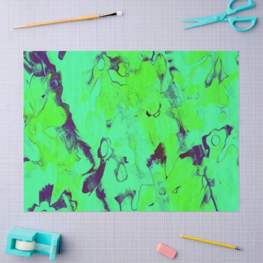 Grungy-Painted-Florals-15-Weefselpapier Tissuepapier (Craft)