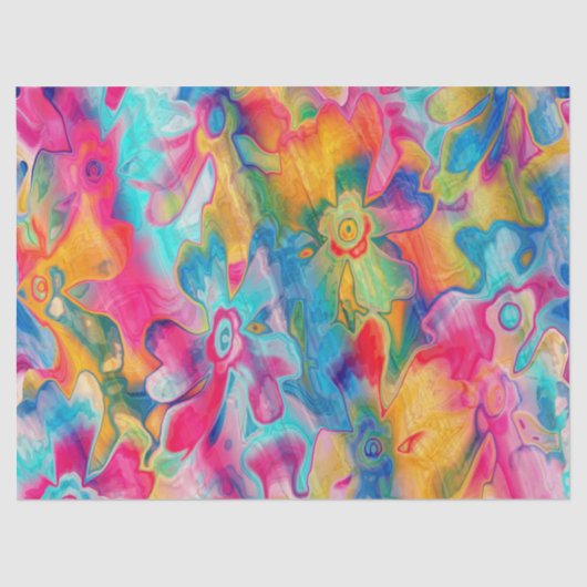 Grungy-Painted-Florals-16-Weefselpapier Tissuepapier (Voorkant)
