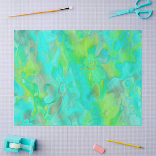 Grungy-Painted-Florals-2-Weefselpapier Tissuepapier (Craft)