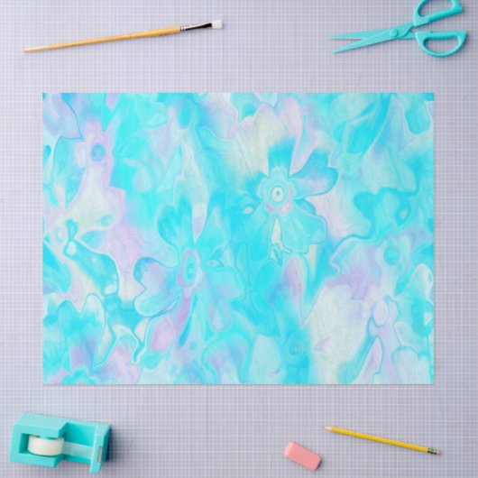 Grungy-Painted-Florals-3-Weefselpapier Tissuepapier (Craft)