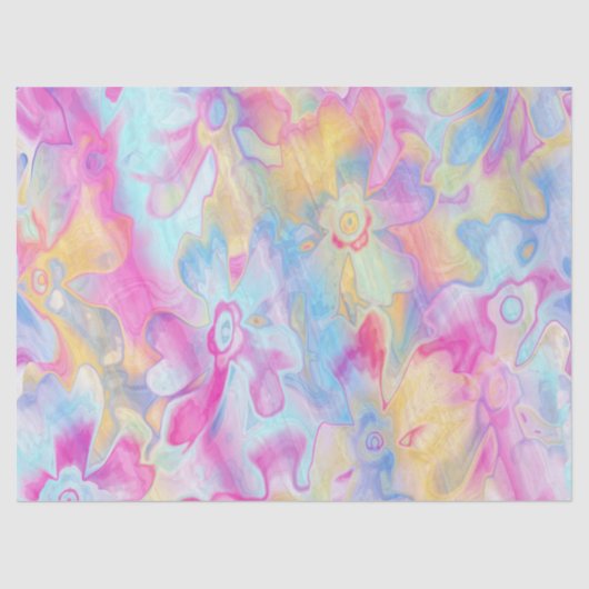 Grungy-Painted-Florals-5- Tissuepapier (Voorkant)