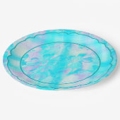 Grungy-Painted-Florals-Pset-3-Scallop Papieren Bordje (Gekanteld)