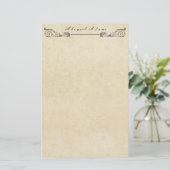 Grungy Parchment Paper  Briefpapier (Staand voorkant)