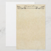 Grungy Parchment Paper  Briefpapier (Voorkant / Achterkant)