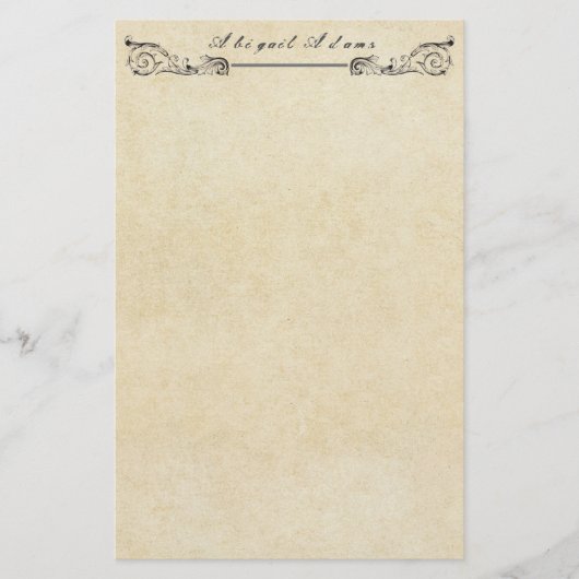 Grungy Parchment Paper  Briefpapier (Voorkant)