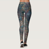 Grungy Patronen met het Patchwork van het Oversein Leggings (Achterkant)
