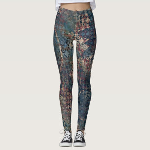 Grungy Patronen met het Patchwork van het Oversein Leggings