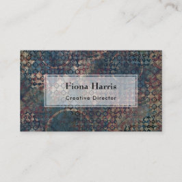 Grungy Patronen met het Patchwork van het Oversein Visitekaartje
