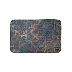 Grungy Patronen met Slordig Lapwerk van Texturen Badmat