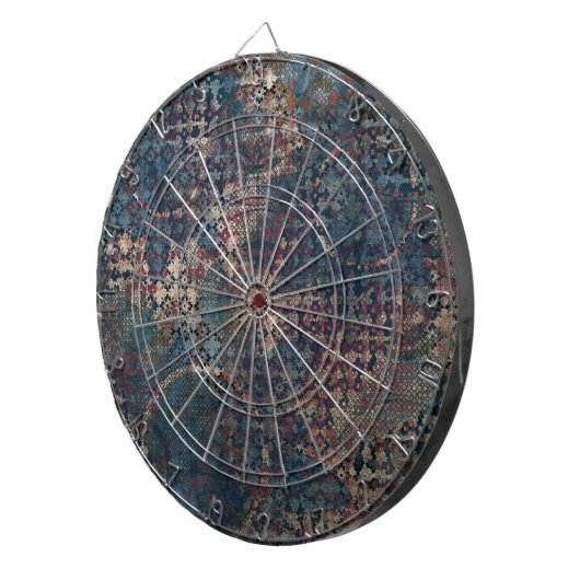 Grungy Patronen met Slordig Lapwerk van Texturen Dartbord (Voorkant Rechts)