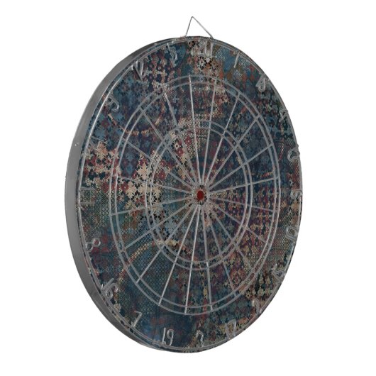 Grungy Patronen met Slordig Lapwerk van Texturen Dartbord (Voorkant Links)