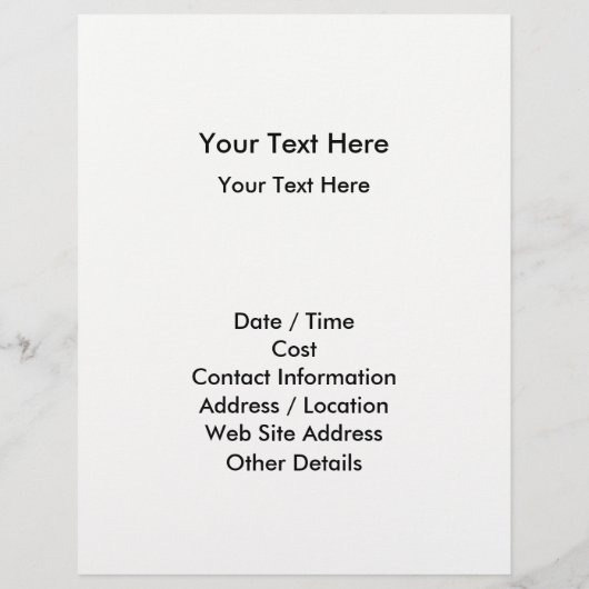 Grungy Personal Trainer Flyer (Achterkant)