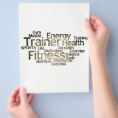 Grungy Personal Trainer Flyer (Hand)