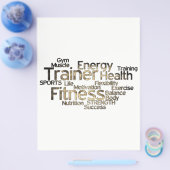 Grungy Personal Trainer Flyer (Enkel)