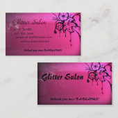 Grungy Pink Salon Visitekaartje (Voorkant / Achterkant)