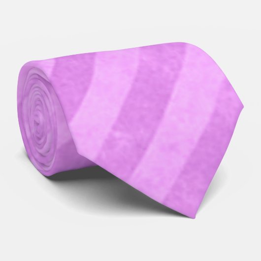 Grungy Pink Stripe Stropdas (Opgerold)