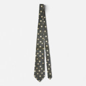 Grungy Polka Dot Pattern Stropdas (Voorkant)