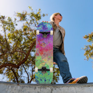 Grungy Rainbow Persoonlijk Skateboard