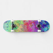 Grungy Rainbow Persoonlijk Skateboard (Horizontaal)