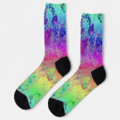 Grungy Rainbow Socks Sokken (Links)