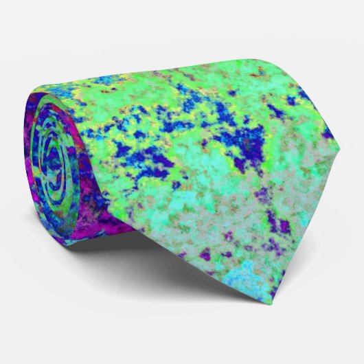 Grungy Rainbow Stropdas (Opgerold)