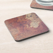 Grungy Red 2 Bier Onderzetter (Linkerzijde)