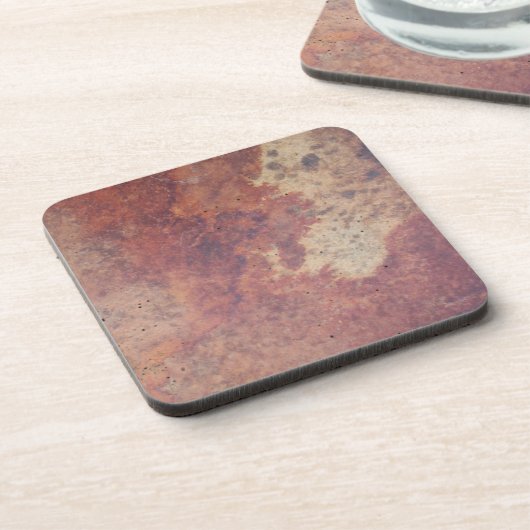 Grungy Red 2 Bier Onderzetter (Linkerzijde)