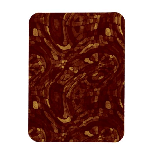 Grungy Red en Yellow Pavers Magneet (Verticaal)