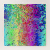 Grungy Regenboog  Legpuzzel (Horizontaal)