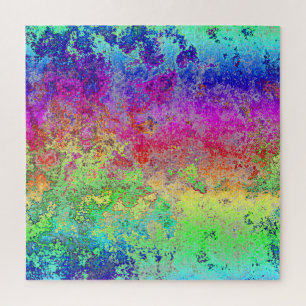 Grungy Regenboog Legpuzzel