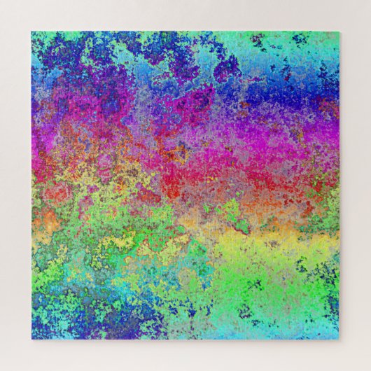 Grungy Regenboog  Legpuzzel (Verticaal)
