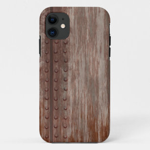 Grungy Rivette Rusty Metal iPhone 11 Hoesje