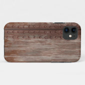 Grungy Rivette Rusty Metal Case-Mate iPhone Case (Achterkant (horizontaal))