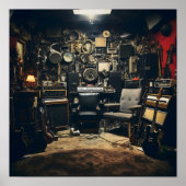 Grungy Rock Music Studio Poster (Voorkant)