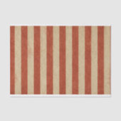 Grungy rode strepen (verticaal) tissuepapier (Voorkant)
