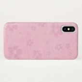 Grungy roze ventilator Heart Patroon Case-Mate iPhone Case (Achterkant (horizontaal))
