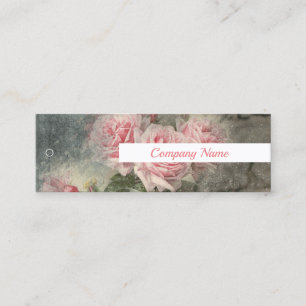 GRUNGY-ROZEN - bloemen Mini Visitekaartje