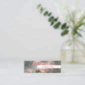 GRUNGY-ROZEN -  bloemen Mini Visitekaartje (Staand voorkant)