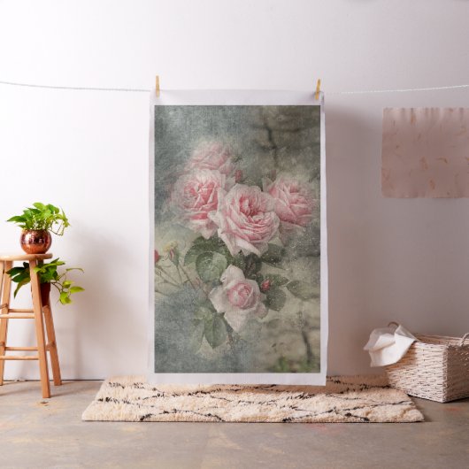 GRUNGY-ROZEN -  bloemen Stof (Voorbeeld)