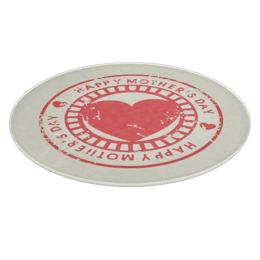 Grungy Rubber Stamp for Happy Moederdag Snijplank (Hoek)