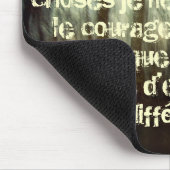 Grungy Serenity Prayer in French Mousepad Muismat (Hoek)
