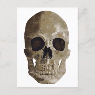 Grungy Skull Briefkaart