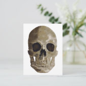 Grungy Skull Briefkaart (Staand voorkant)