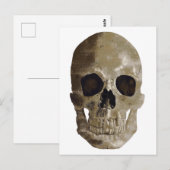 Grungy Skull Briefkaart (Voorkant / Achterkant)
